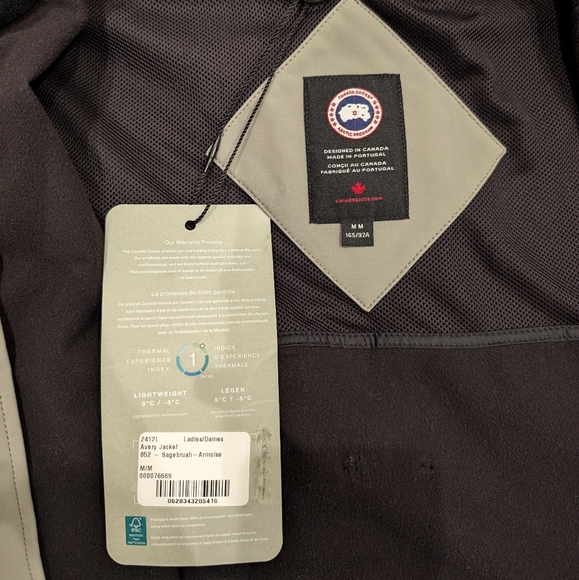 Canada Goose Avery Jacket, Women's,  Medium, Sage Brush (green) - Picture 4 of 6